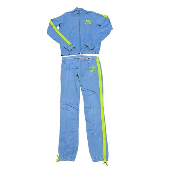 Y2k victoria's secret pink matching 2 piece tracksuit - Picture 1 of 7